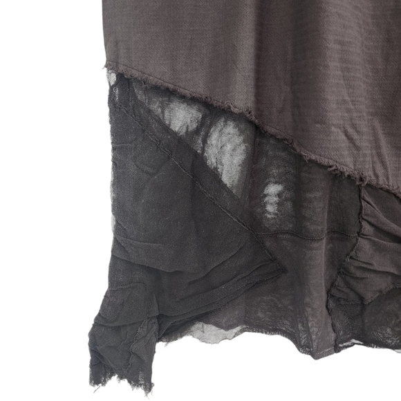 Homefrocks Women's Vintage Peasant Distressed Maxi Skirt - L - Picture 4 of 7